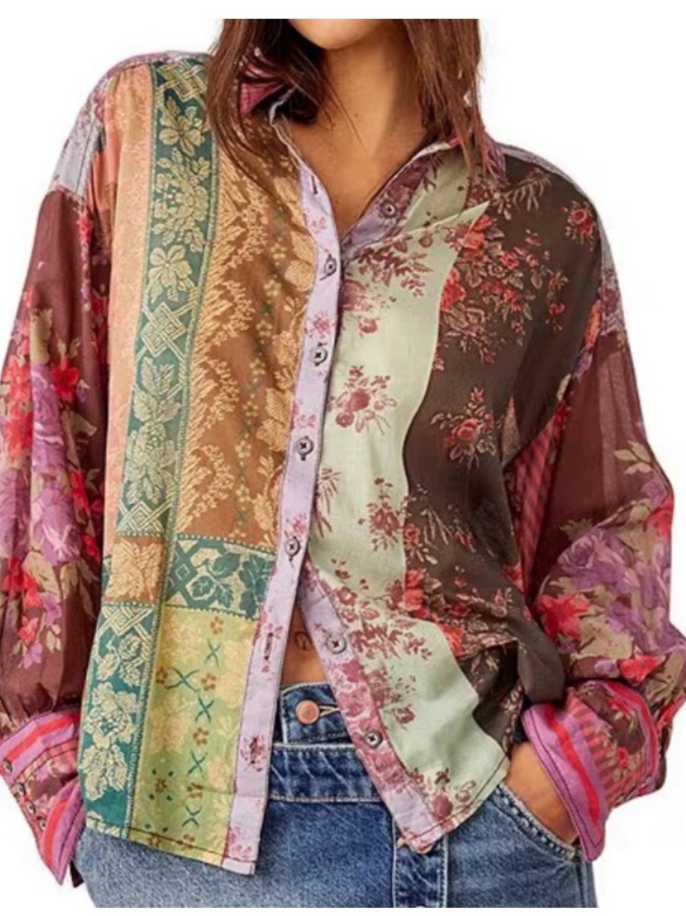 We the Free Flower Patch Top